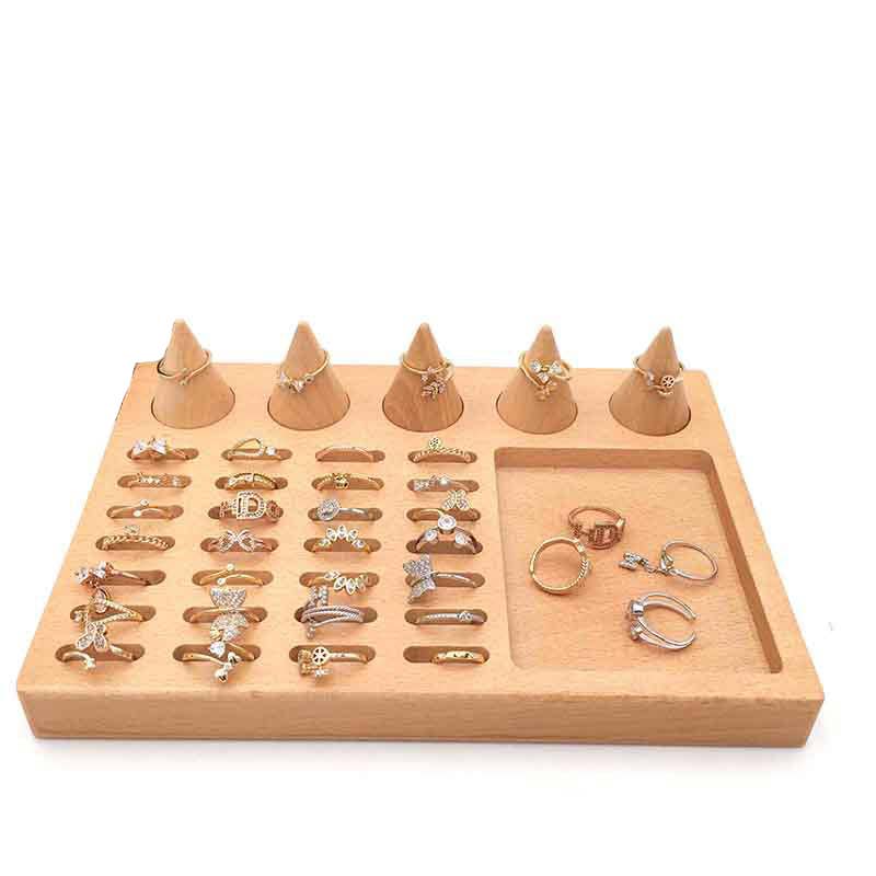 Jewelry Accessories Beech Display Tray