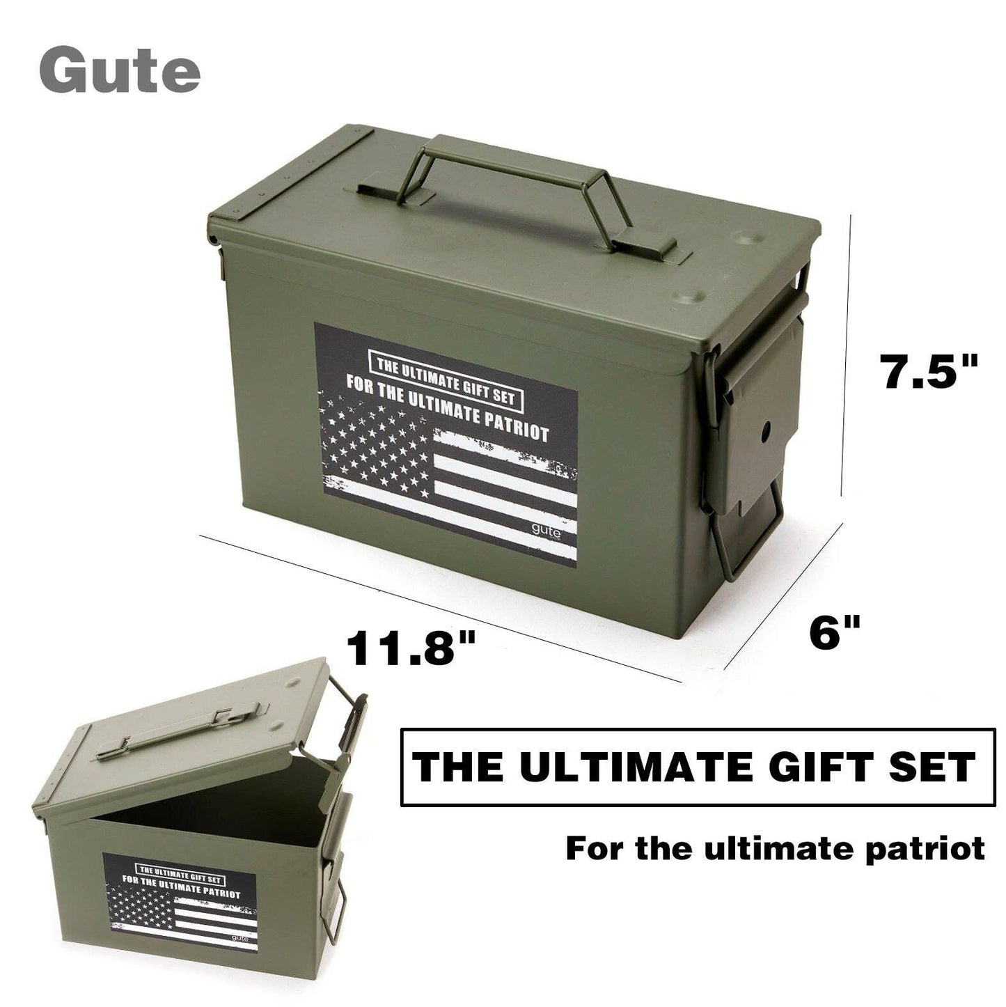 Ammo Gift box for Men - Man Box Gifts Survival Box for Men