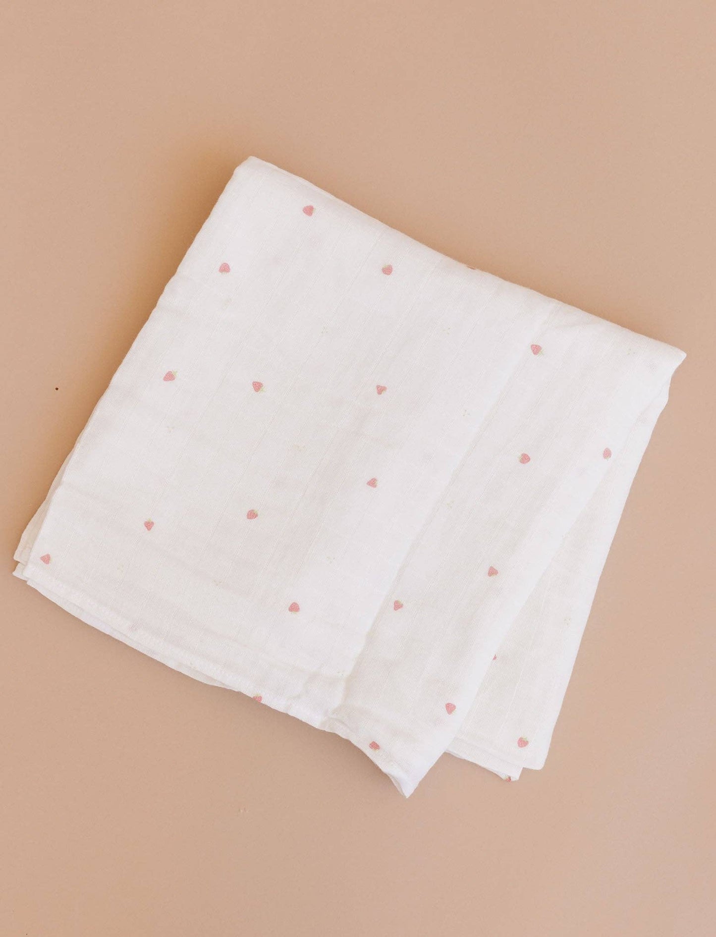 Muslin Swaddle Blanket Set Organic: Pink-Sold Separately