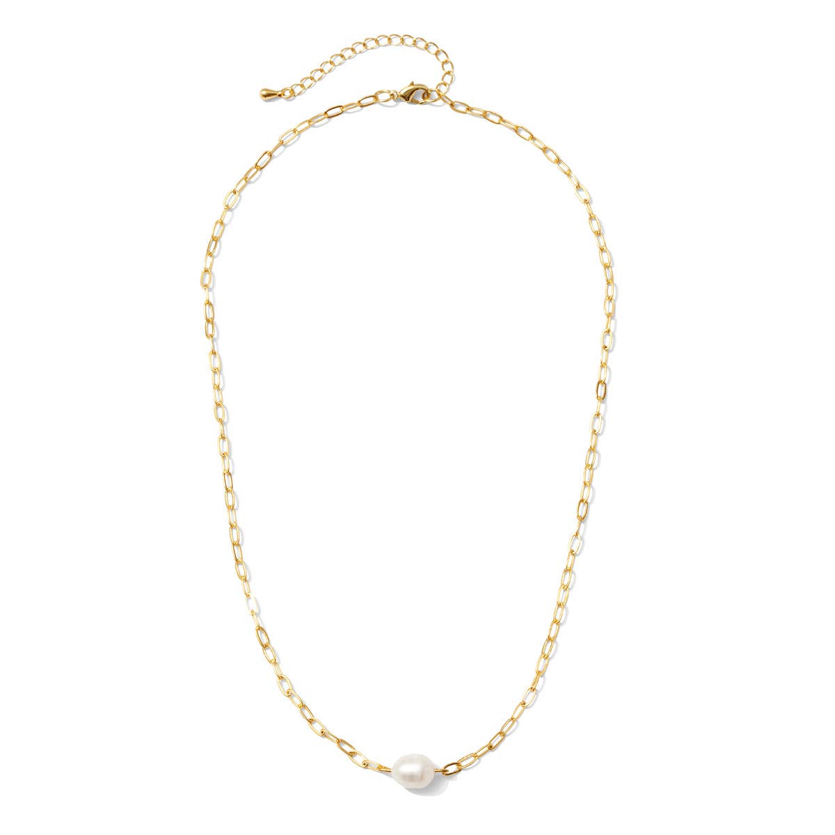 Collar con detalles de perlas