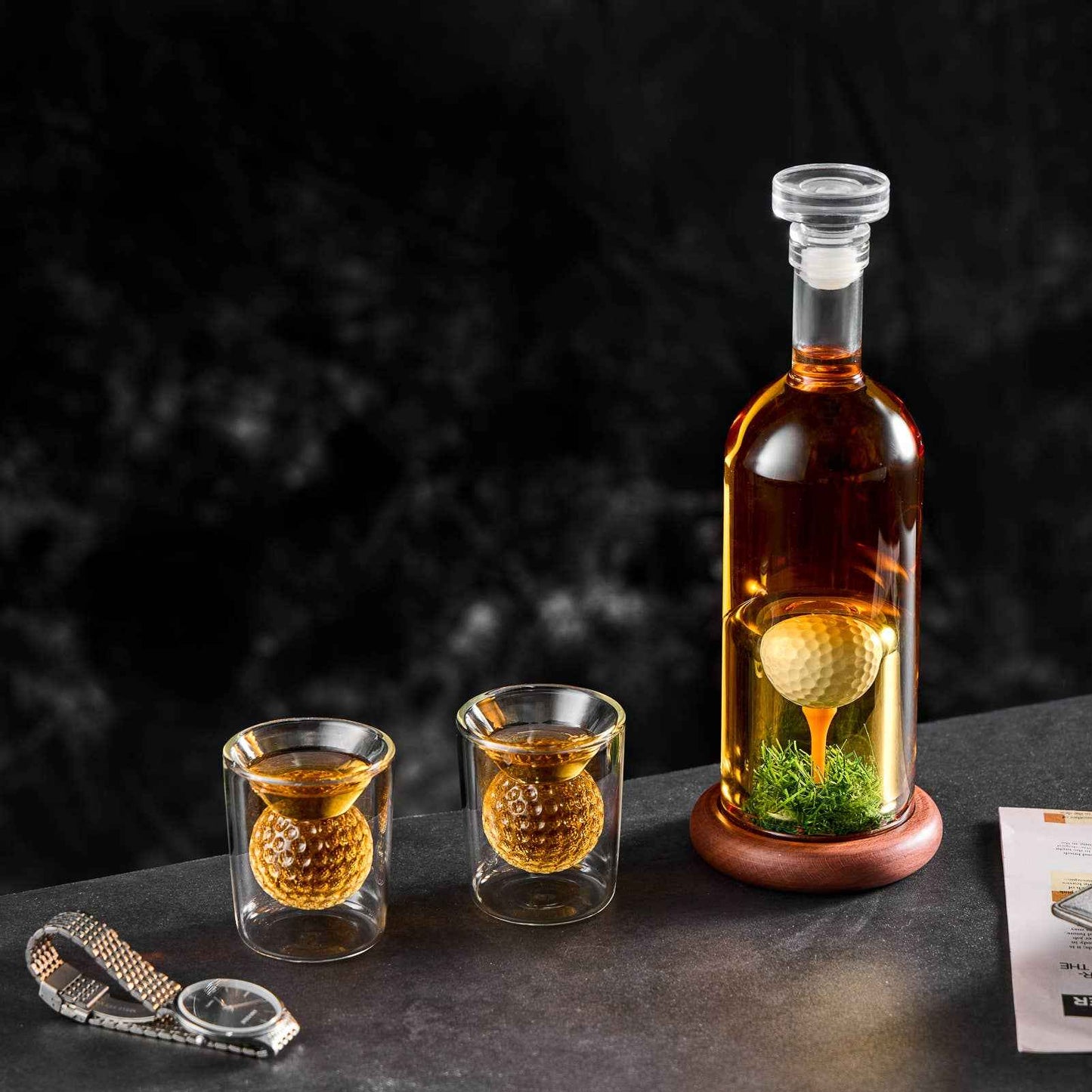 Golf Whiskey Decanter Set - Golf Gifts for Men and Women