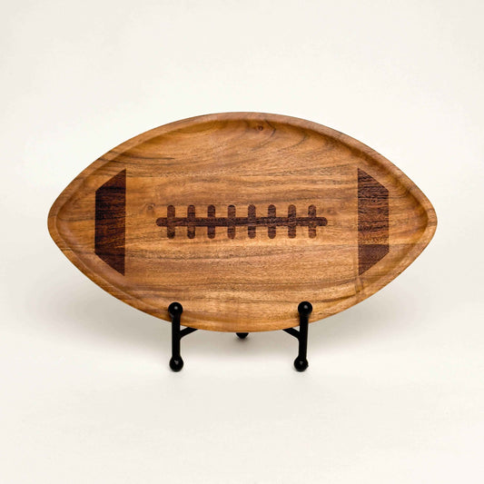 15"Wood Football Cutting Board