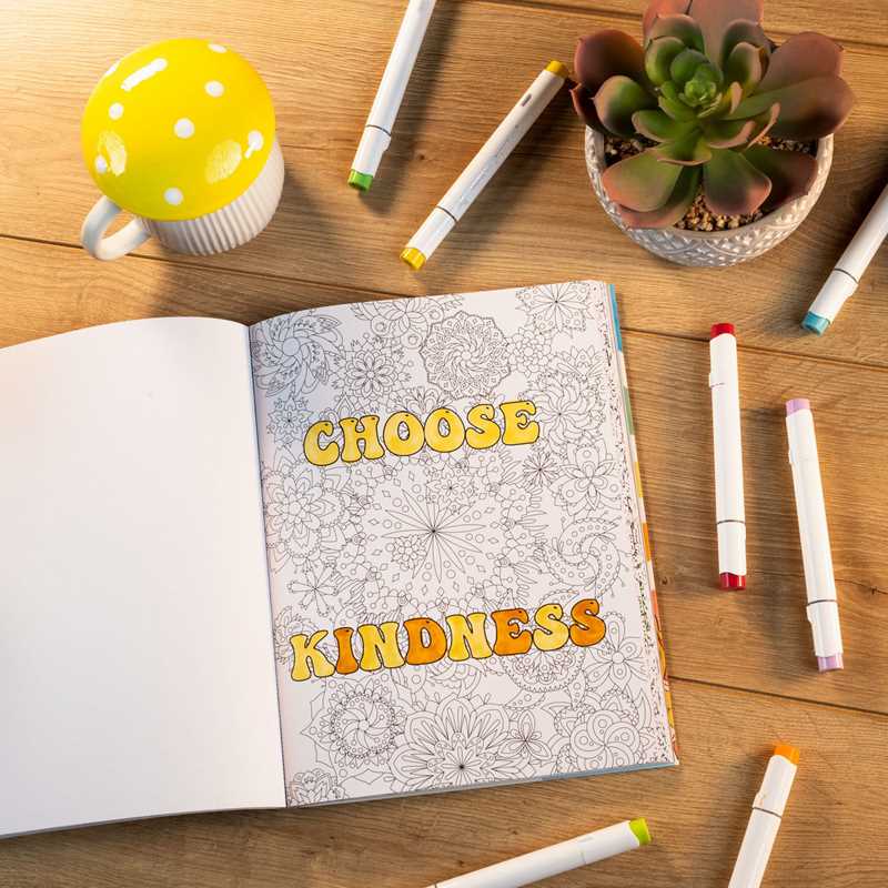 Peace, Love, and Coloring by Editors of Thunder Bay Press