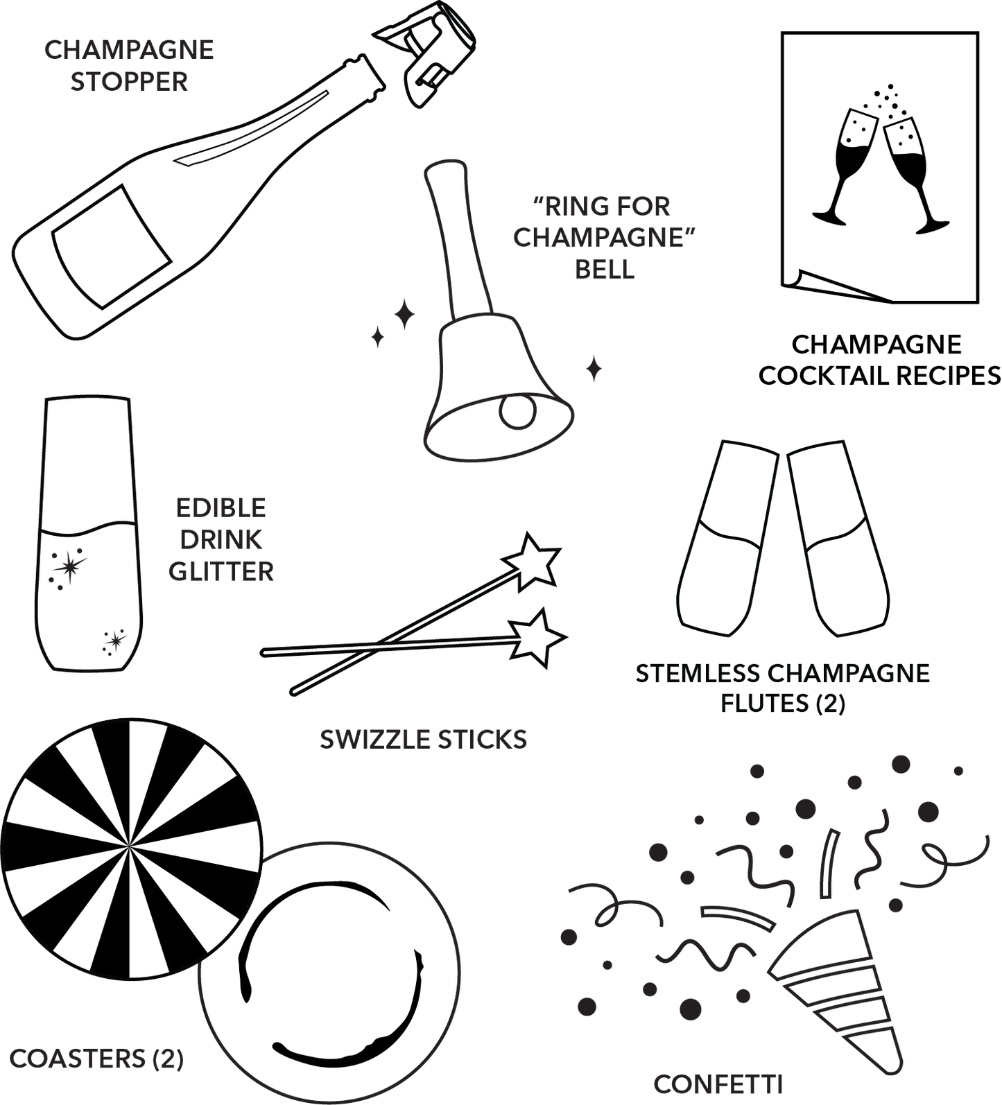 Cheers, My Dear Champagne Kit