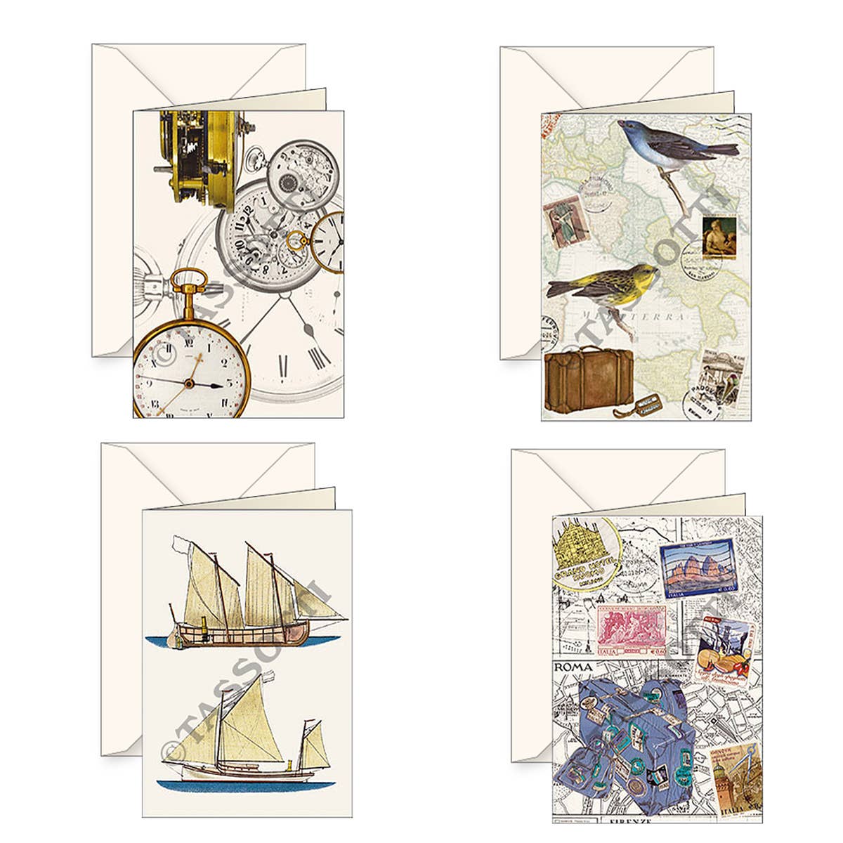 Italian 4X6" Note Card Set Assortment