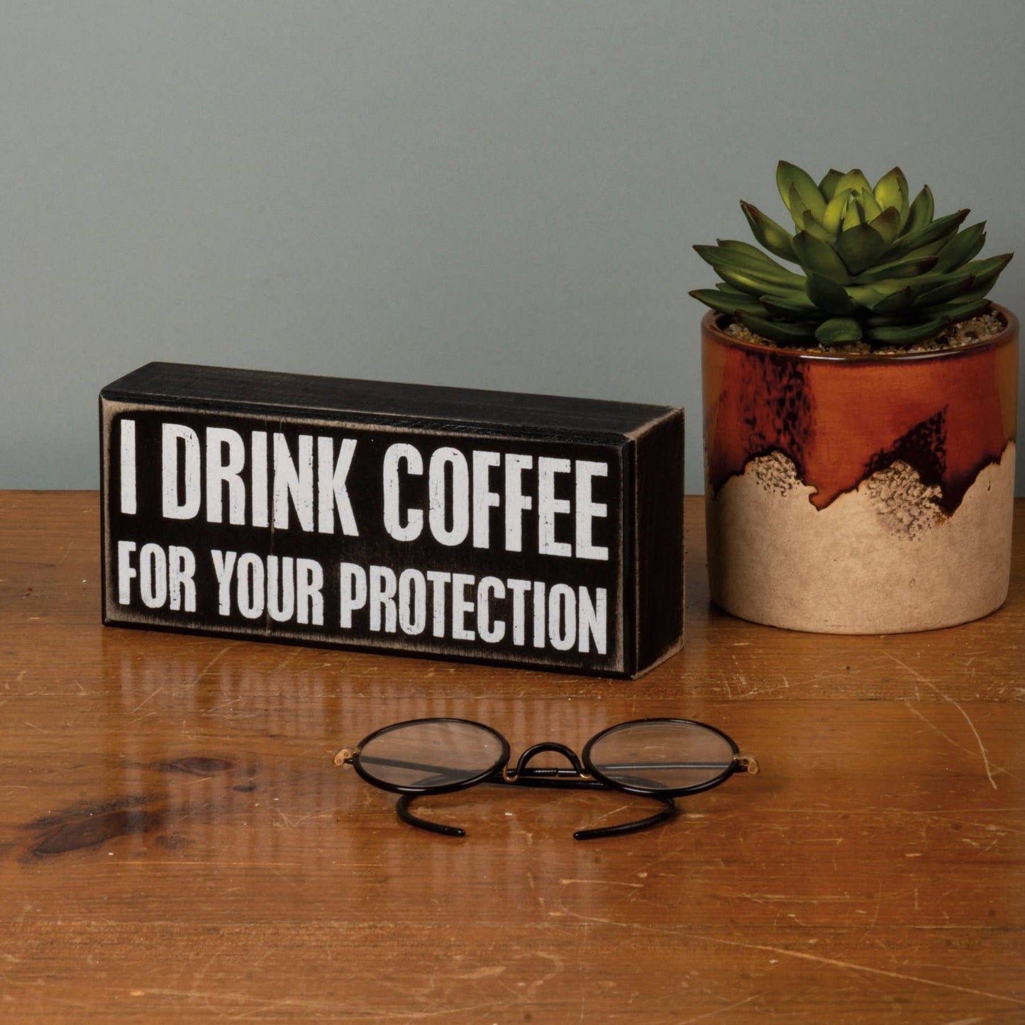 Coffee Protection Sign