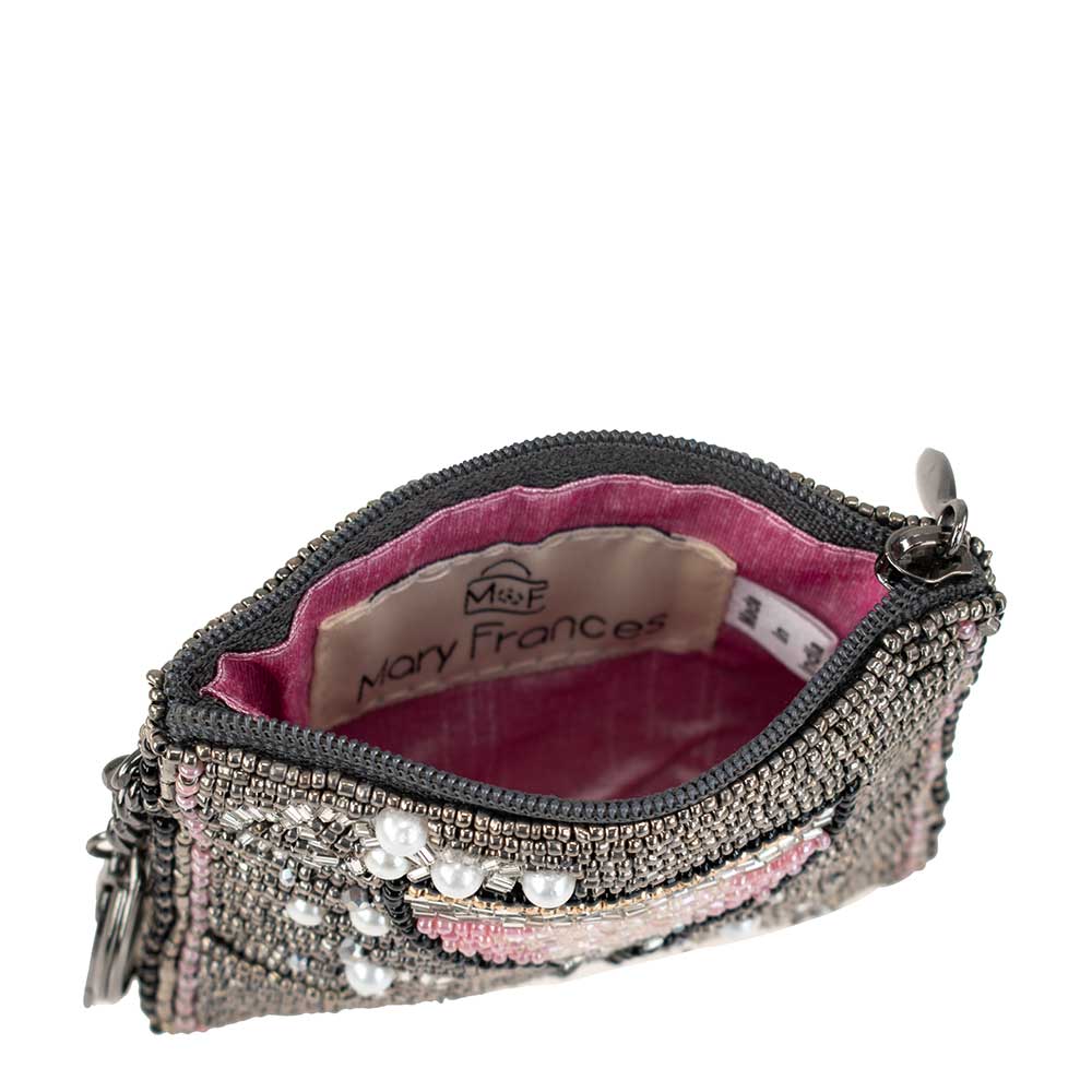 Pink Champagne Coin/Key Fob Purse