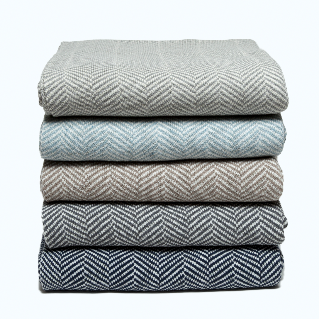 Herringbone Throw Blanket