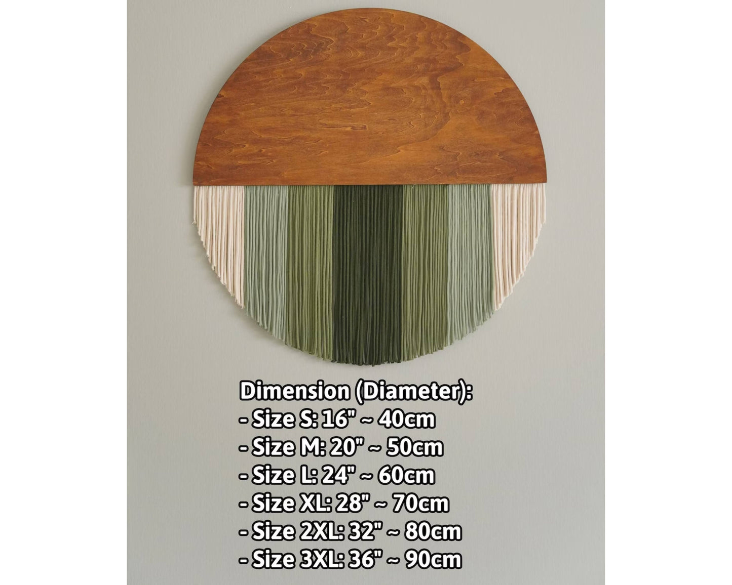 Half Moon Wall Hanging V07