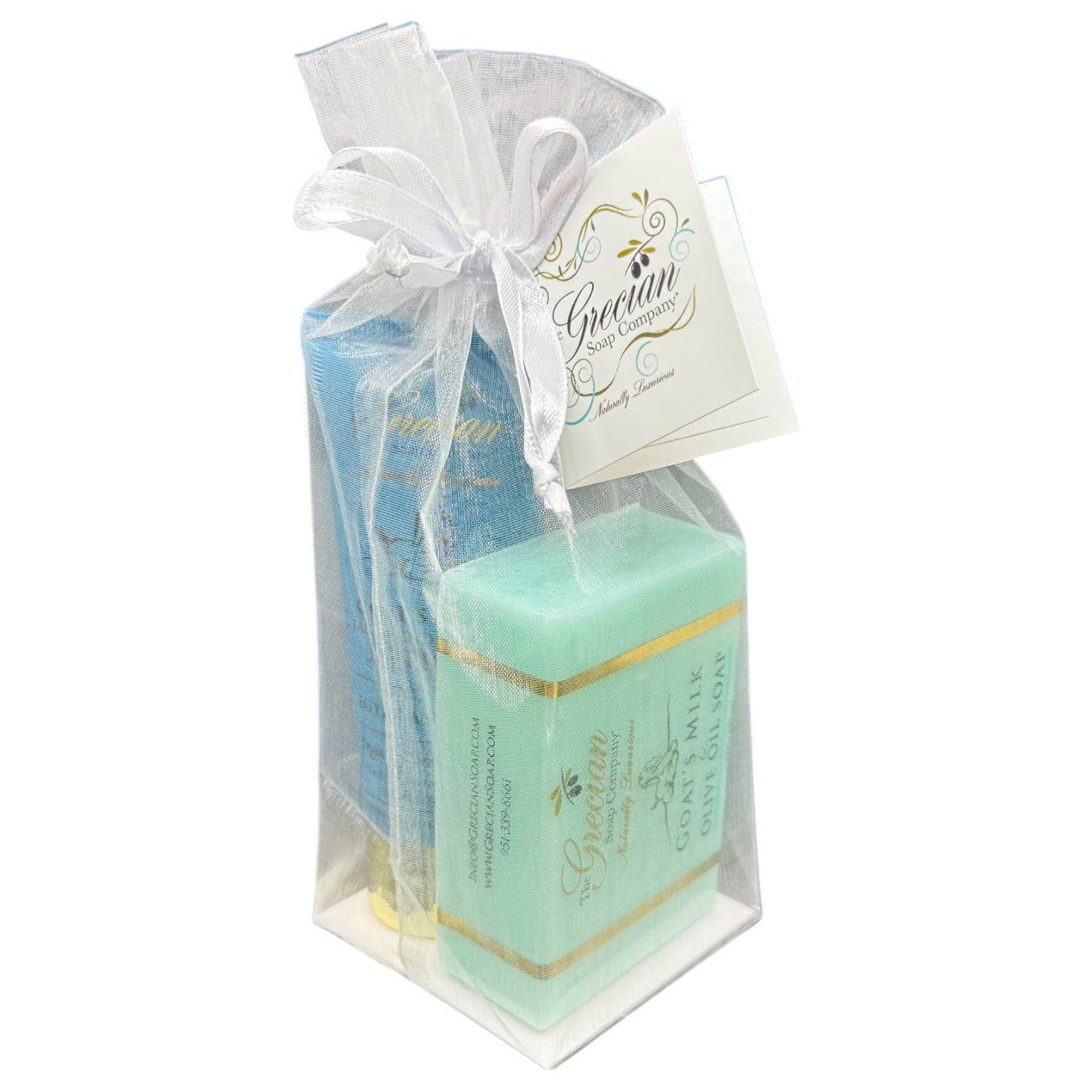 The Grecian Soap Company - Goat Milk Lotion Gift Set | Organic Soap & Lotion