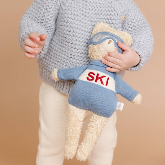 Peluche de oso Benjamin Ski | Juguete para bebés y niños Otoño Invierno