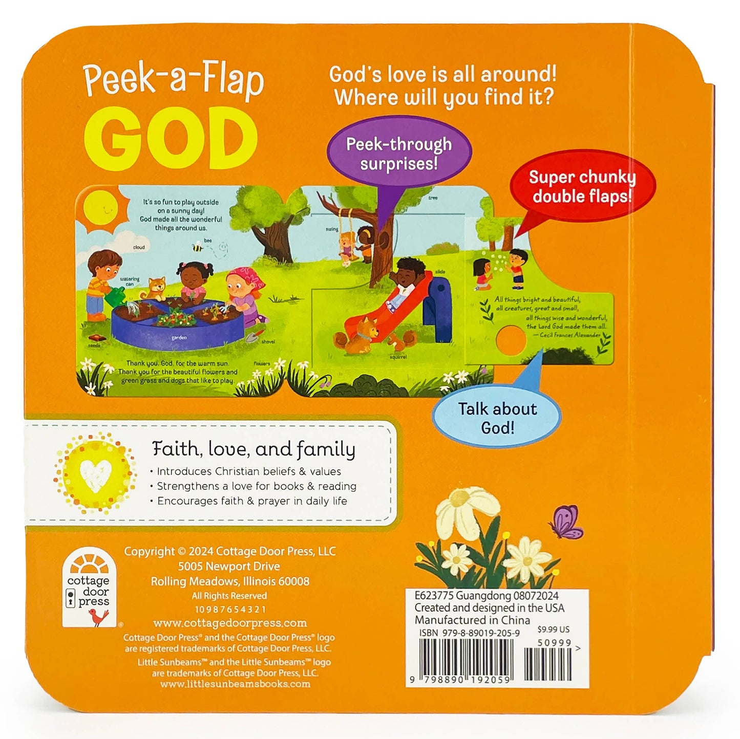 Cottage Door Press - God Lift a Flap Board Book