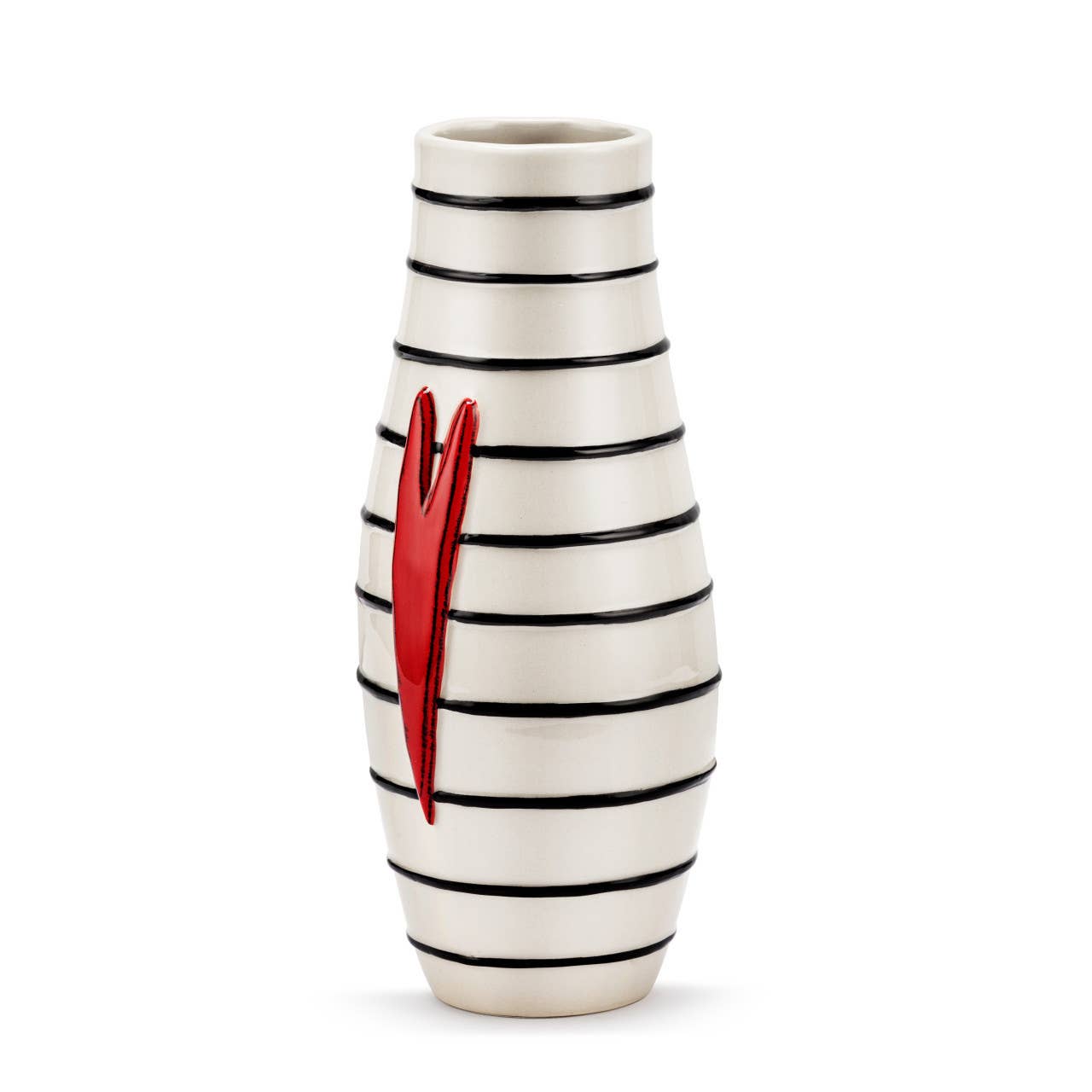 Striped Large Vase