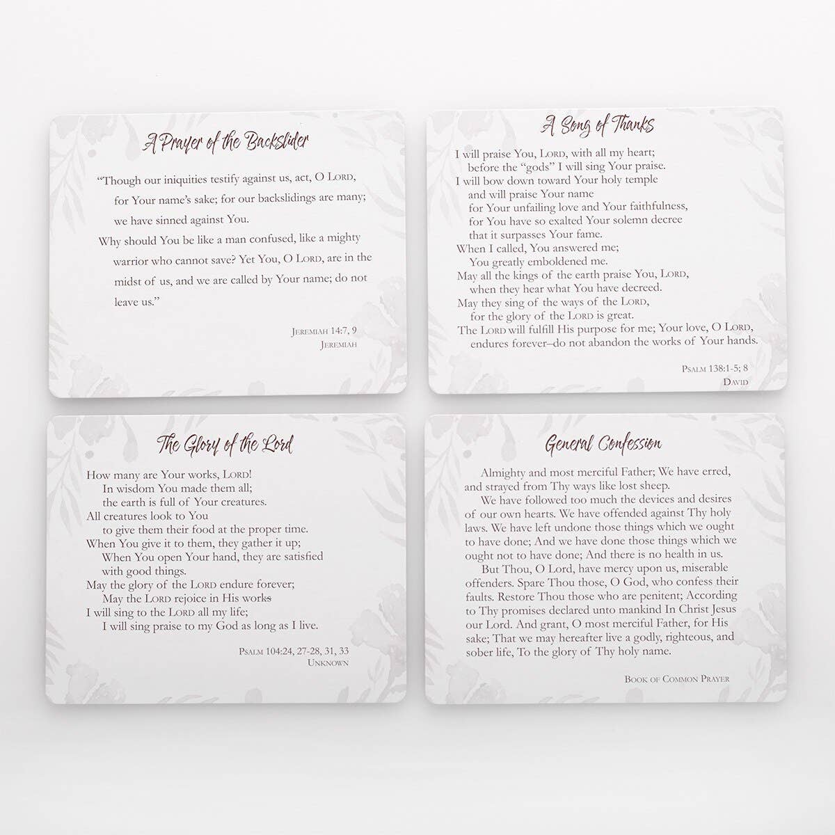 Christian Art Gifts - Cards in Tin My Prayers