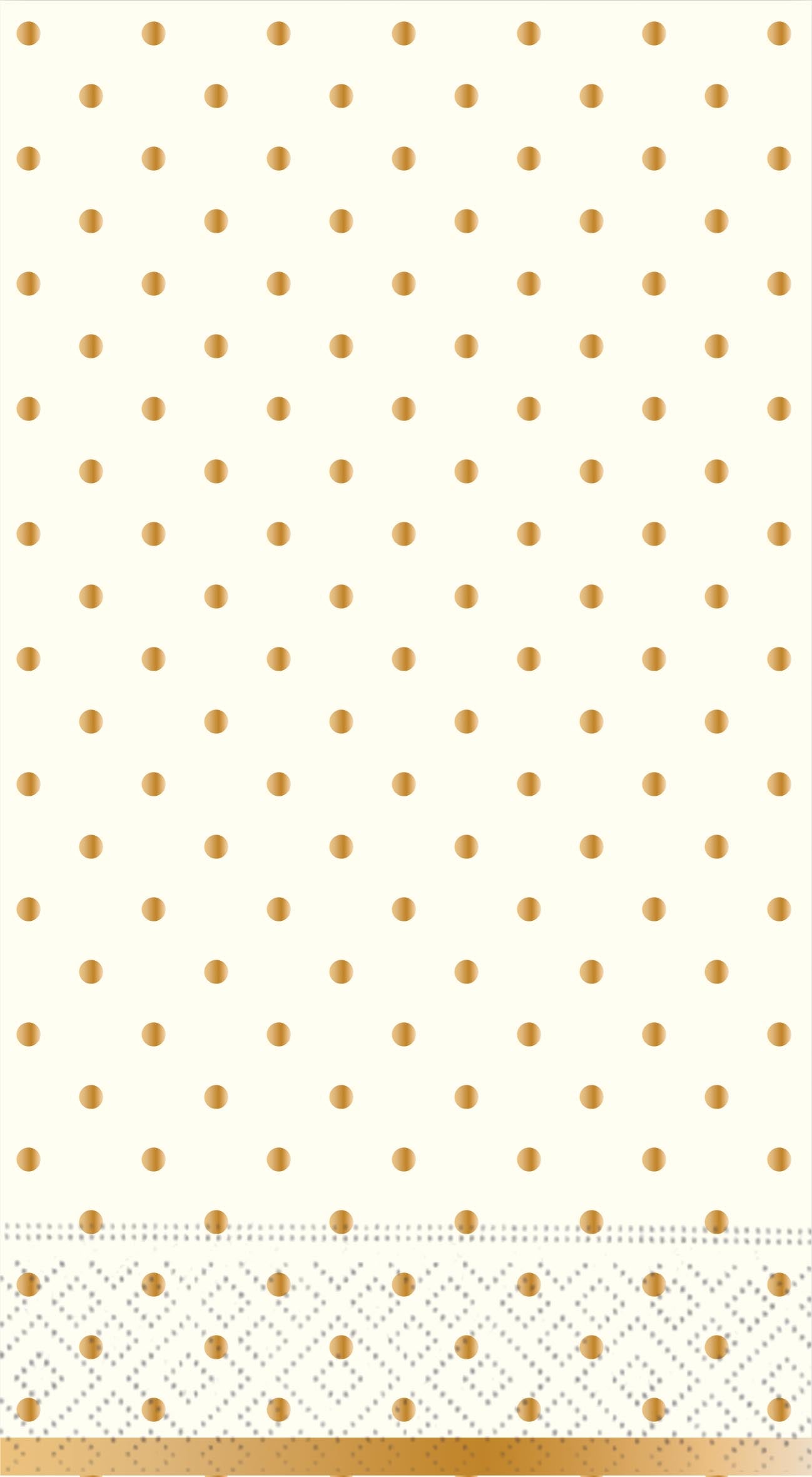 Gold Swiss Dots Guest Towel Napkin-Cream