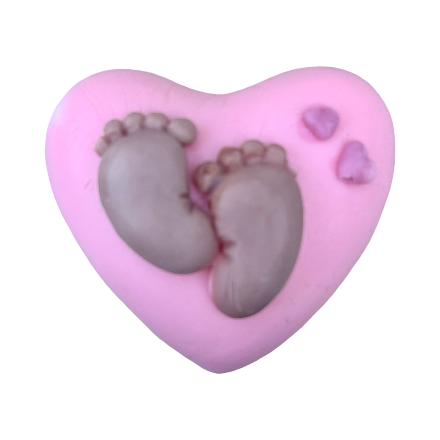 Heart and Newborn Baby Feet Soap Favors