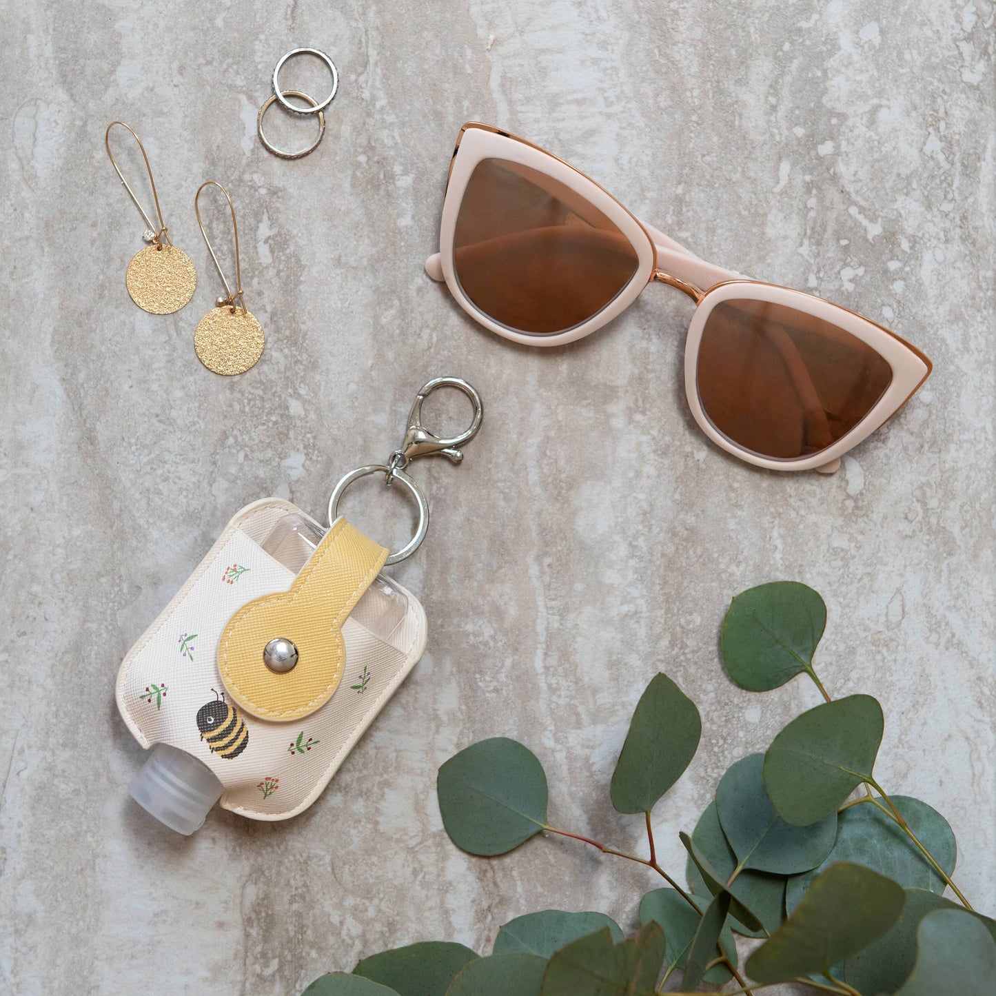 Don't Worry Bee Happy Hand Santitizer Holder