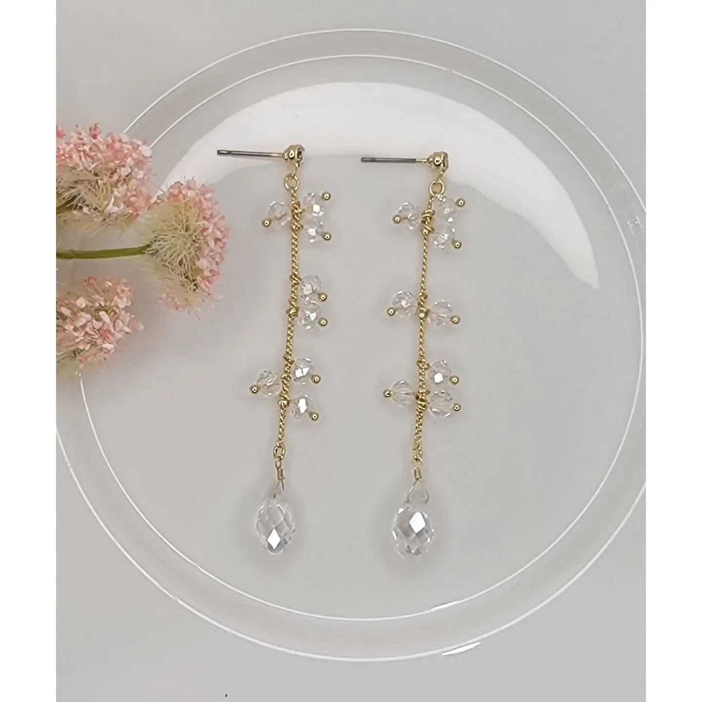 Crystal Dangle Earrings