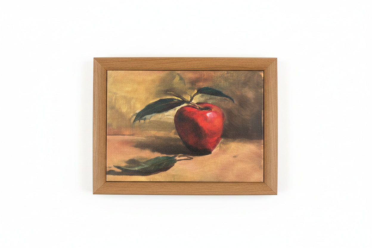 Canvas Art Framed -Apple 8 x 6