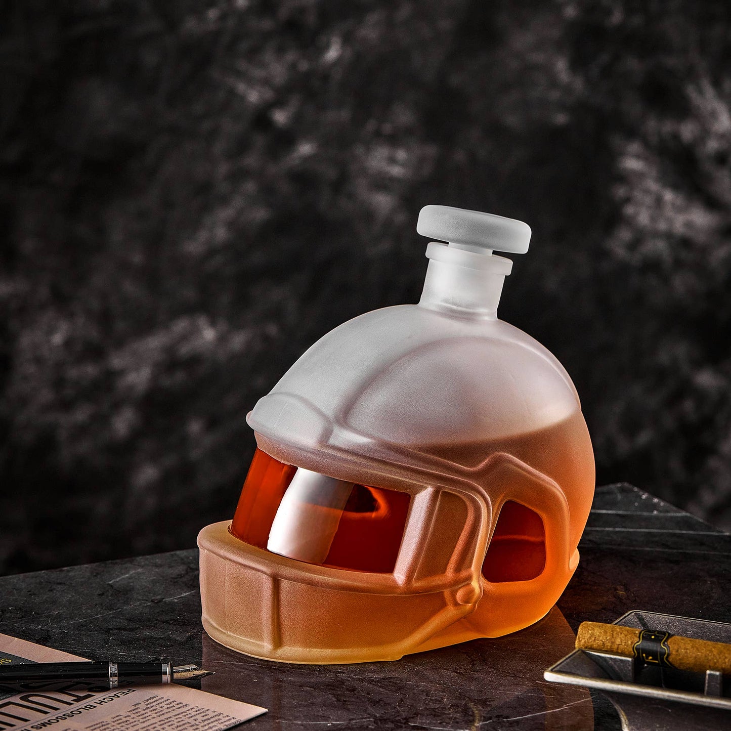 CRAFTGEN - Football Whiskey Decanter - Gifts for Him Husband Boyfriend