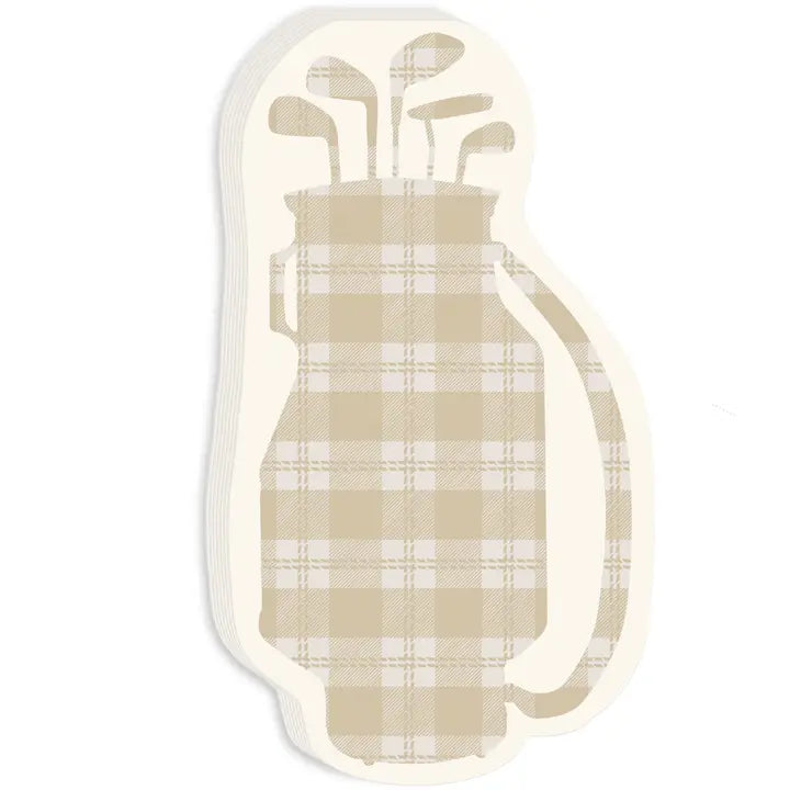 Sporting Goods Golf Die-Cut Notepad