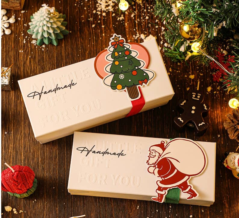 Velas Meta - Set de regalo navideño con velas de soja hechas a mano