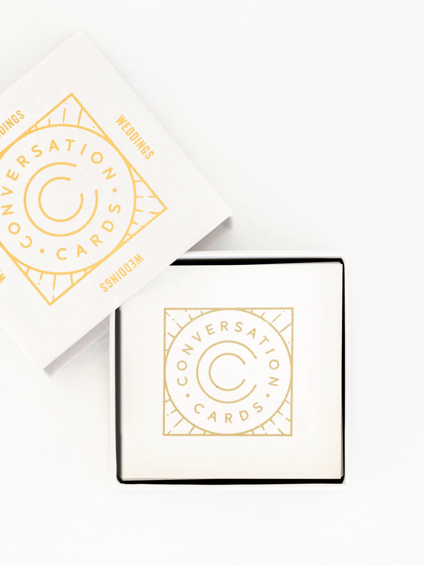 Wedding Conversation Cards: Case of 12 with Free Display