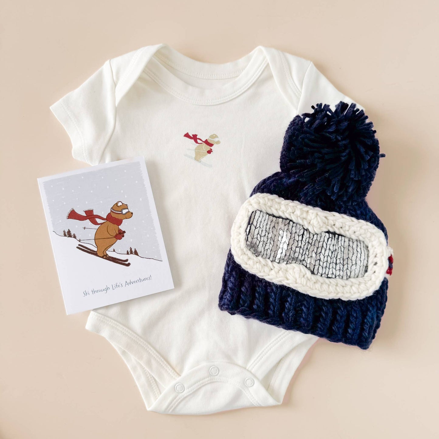Ski Goggle Hat, Navy | Baby, Kids, Adult Matching Hat