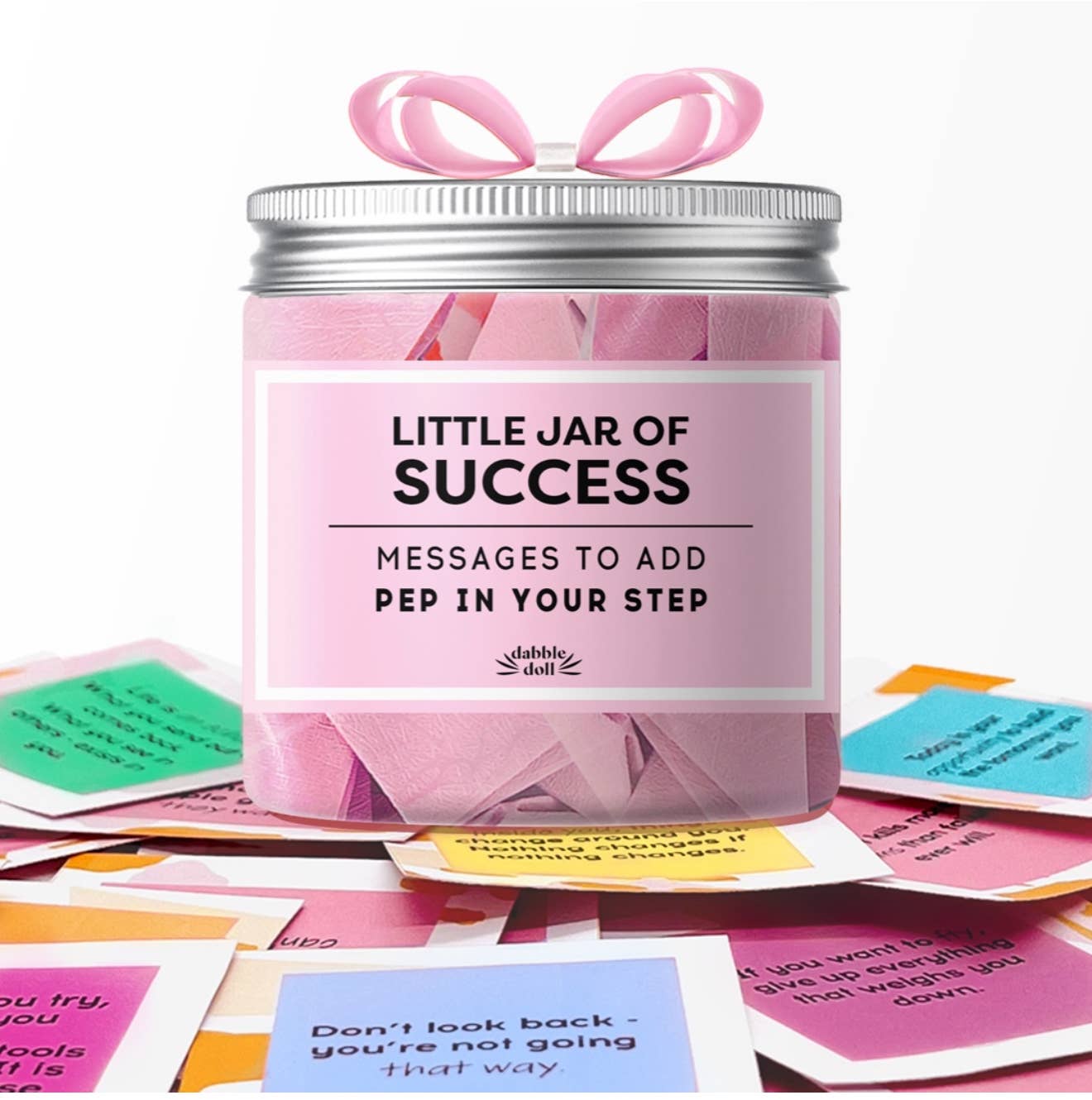 Success Jar-Uplifting Mood Boosting Motivation Gift with Box
