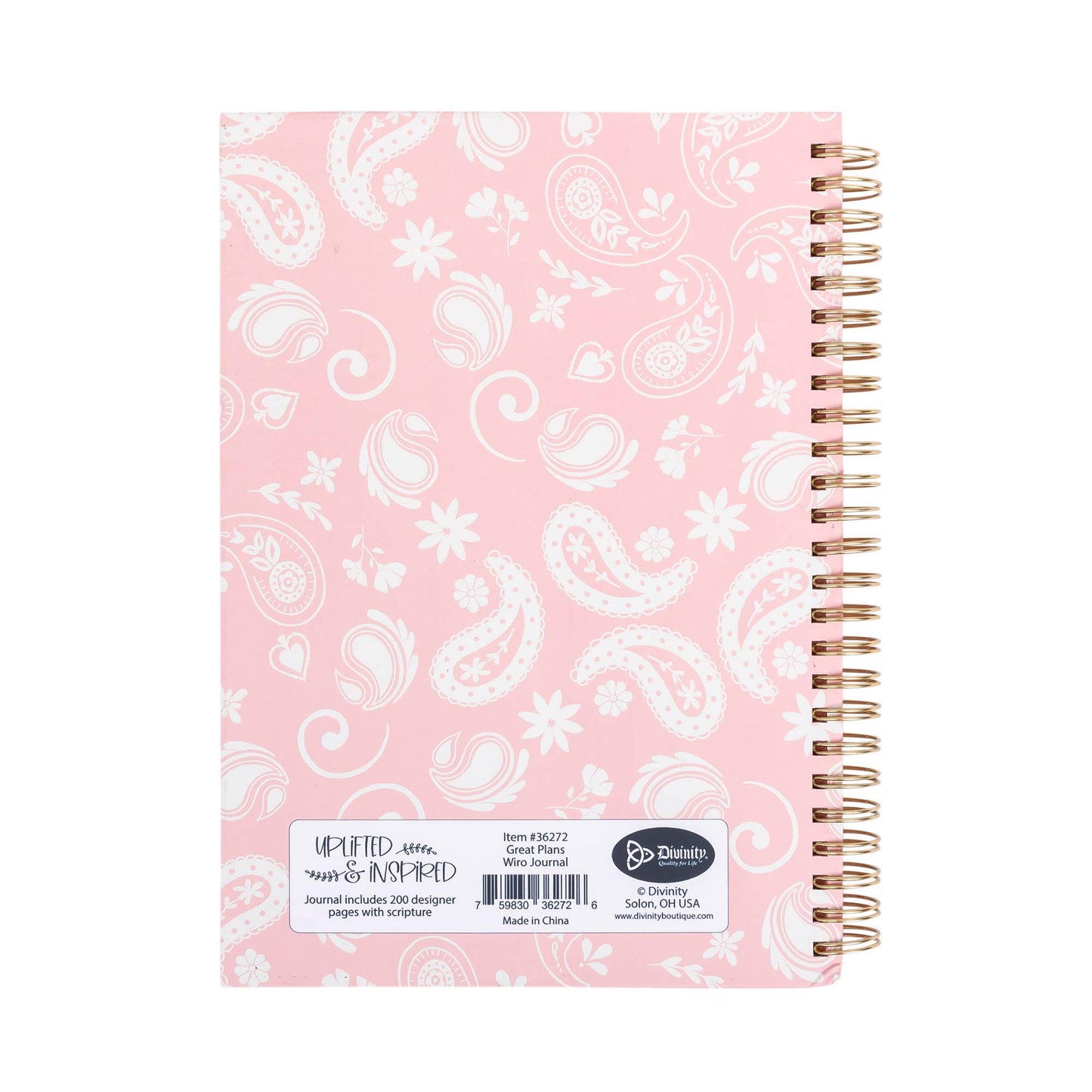 Divinity Boutique - Scripture Wiro Journal: Great Plans, Jeremiah 29:11