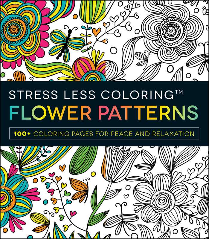 Stress Less Coloring - Flower Patterns by Adams Media