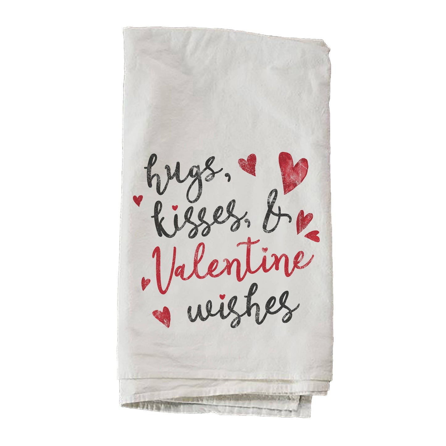 Hugs Kisses And Valentine Wishes Towel