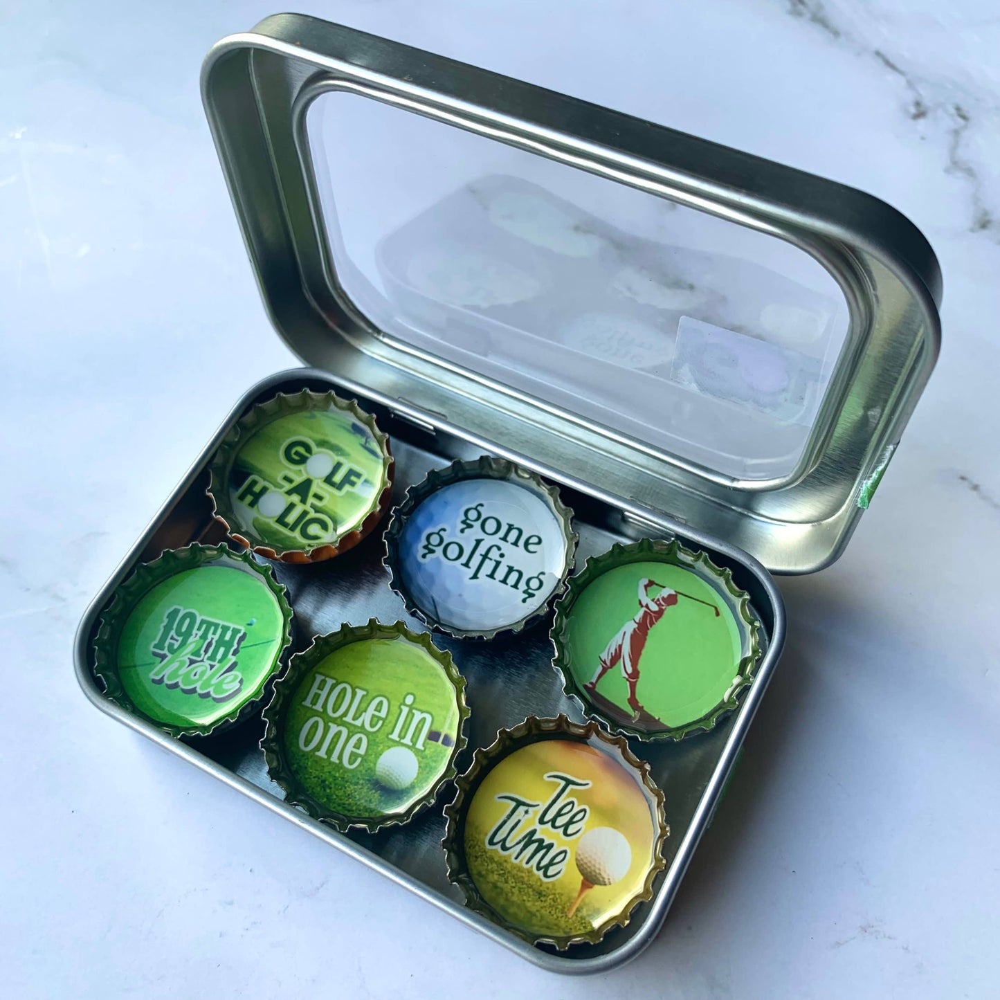 Golf Magnets - spring decor, Handmade & Eco-friendly