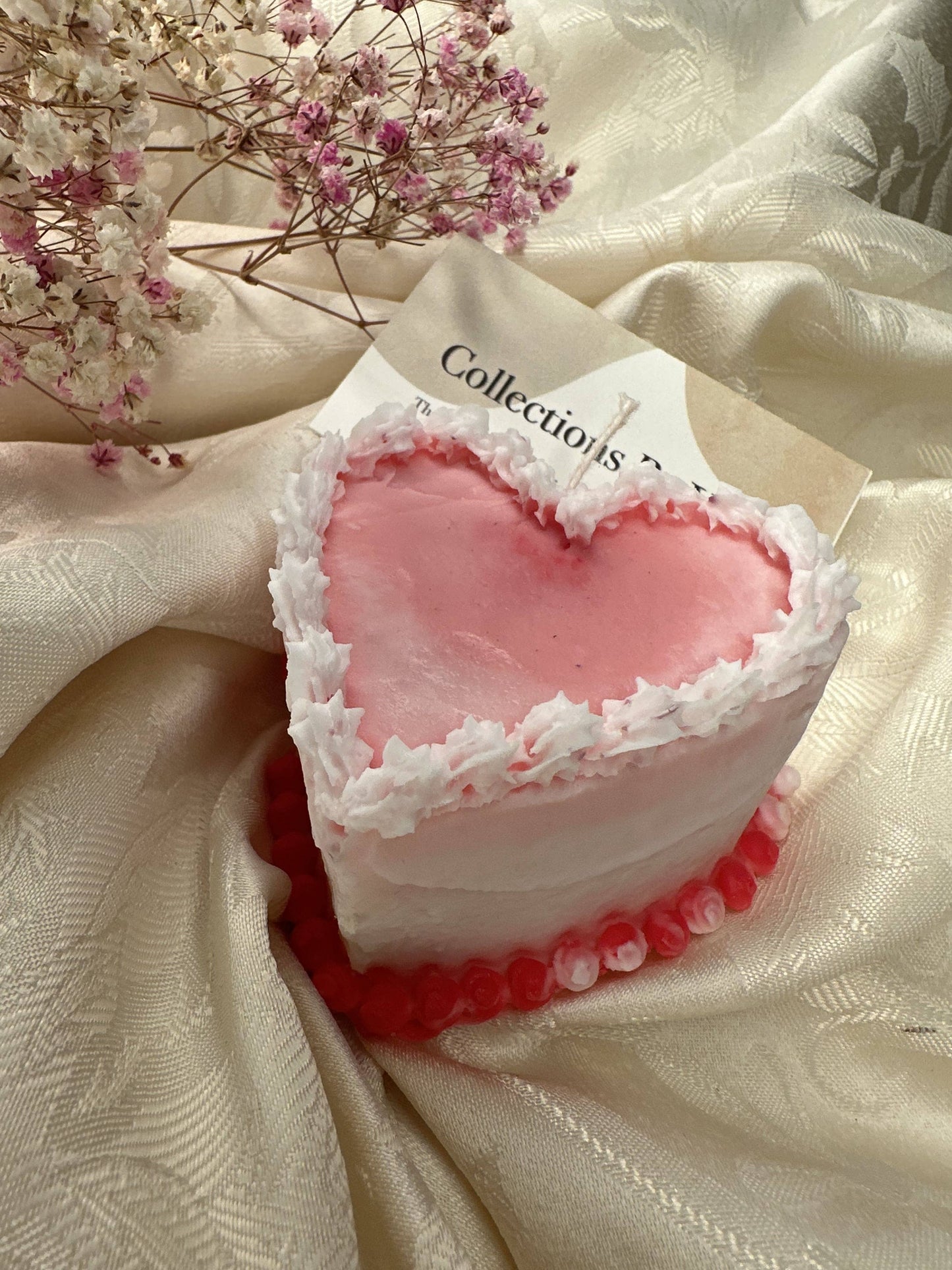 Heart Cake Candle | Cake Candle | Valentine Candle |