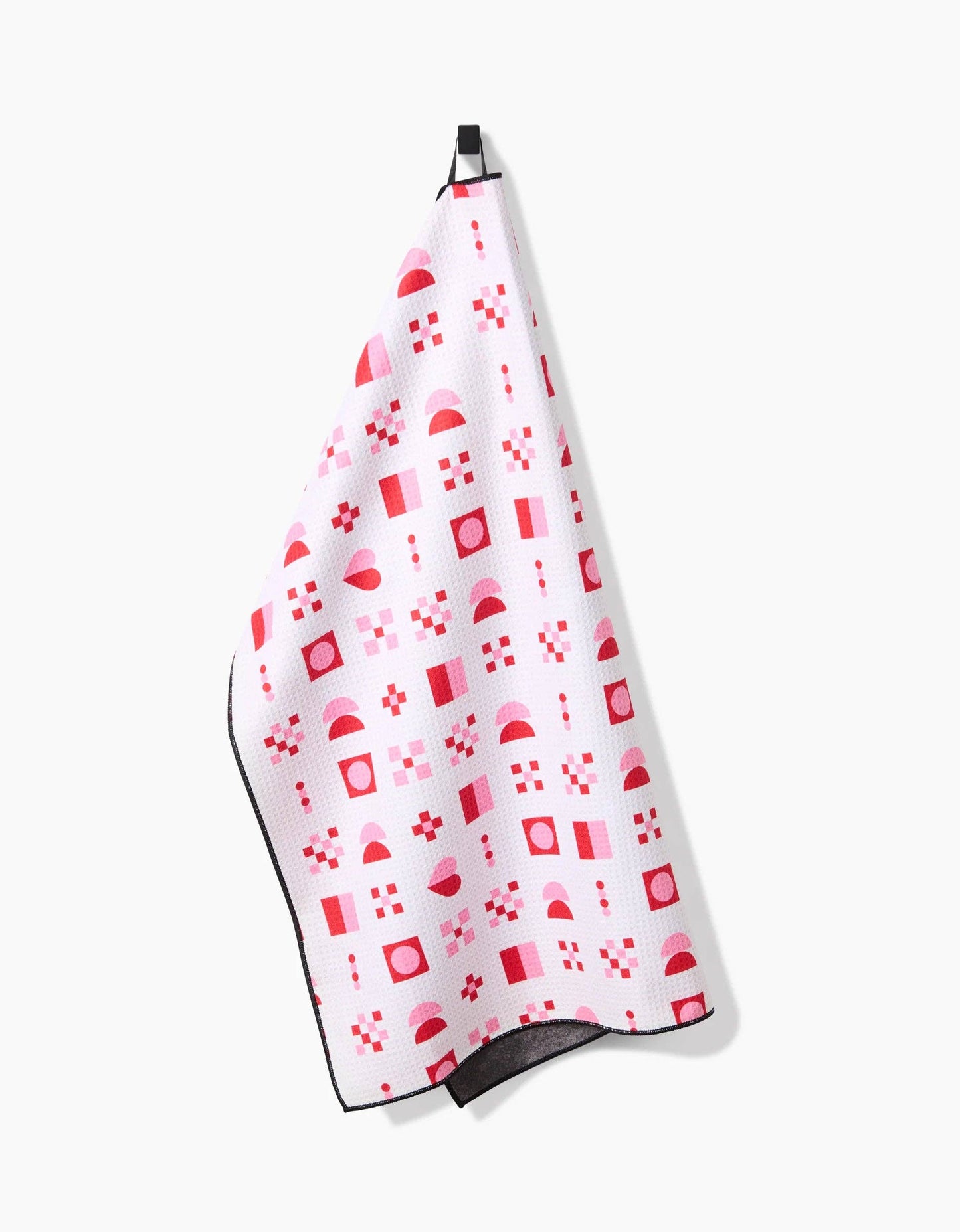 Geometry - Heart Quilt Dog Towel