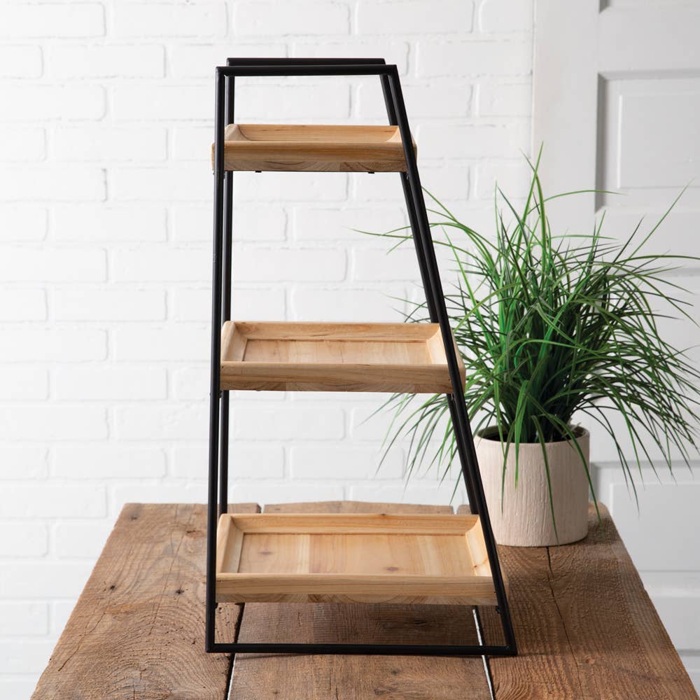 Three Tier Display Shelf