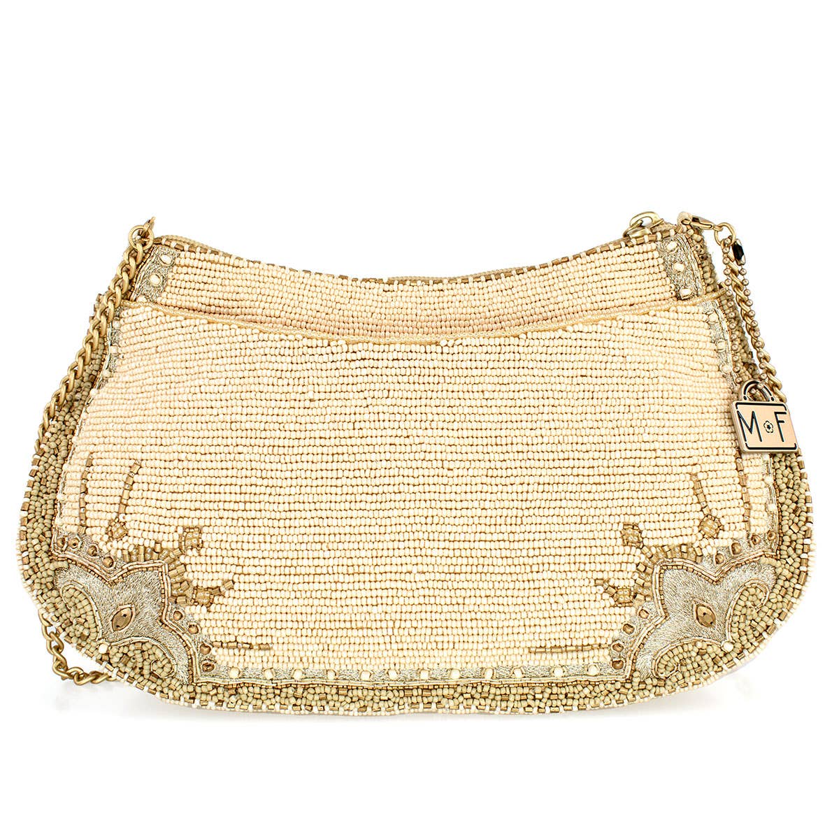 Sand Dune Gem and Beaded Southwestern Crossbody Handbag