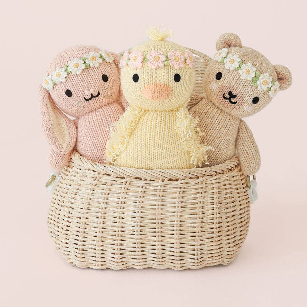 Baby bunny (rose/ivory floral)