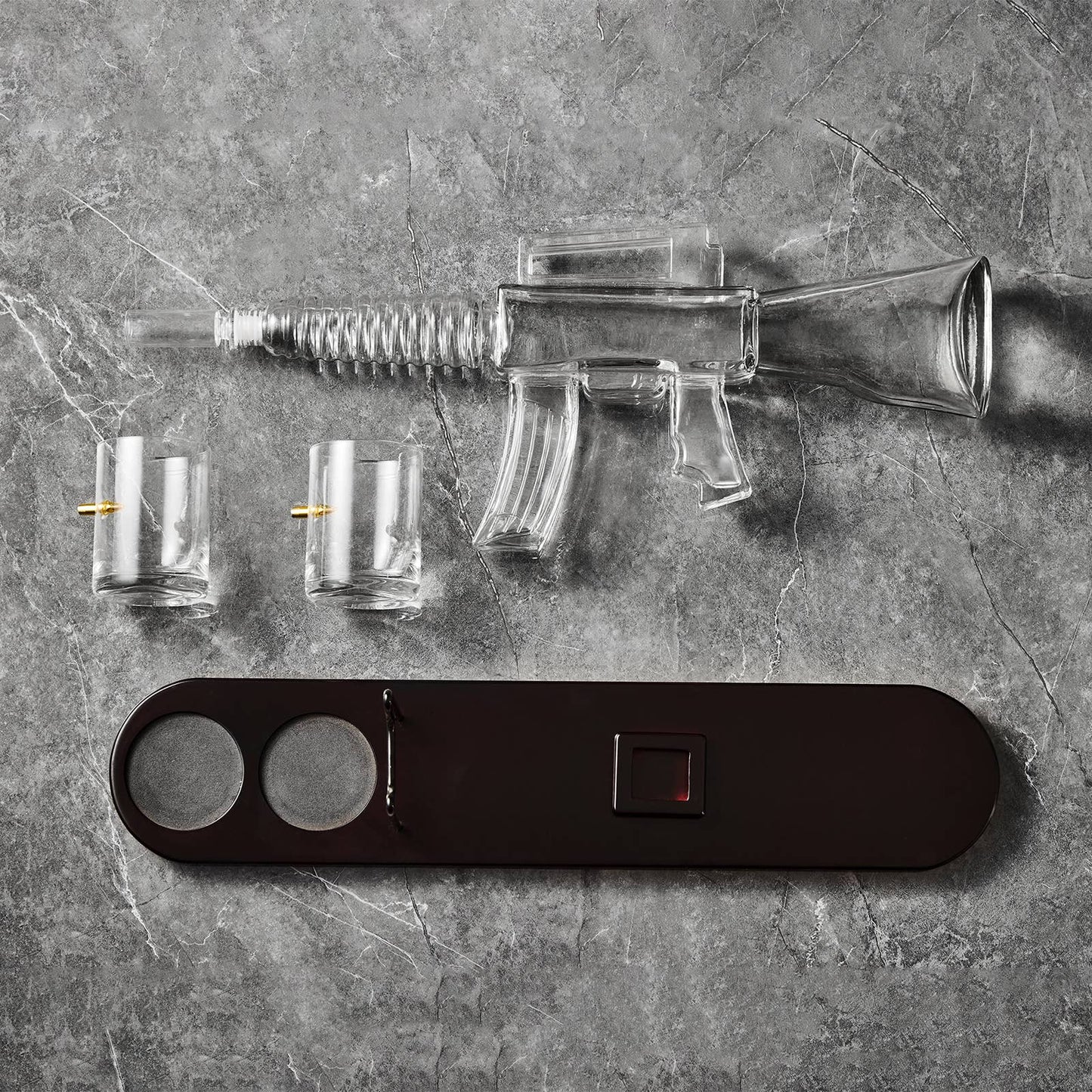 Rifle Whiskey Decanter Set - Birthday Gifts for Men Dad