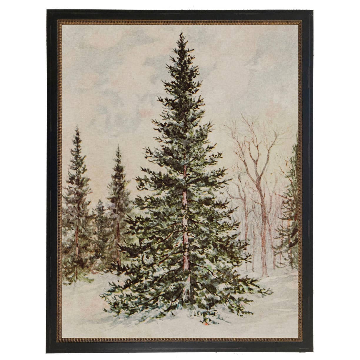 Framed tree oil painting reproduction