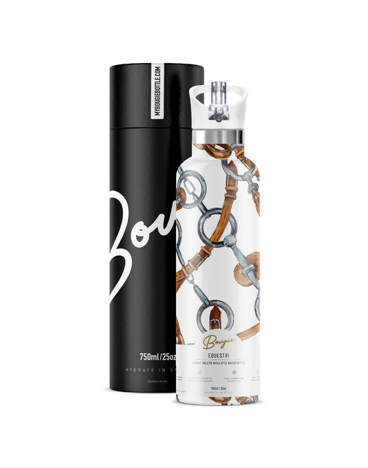 Equestri | Horse Tack Scarf Insulated Water Bottle 25oz