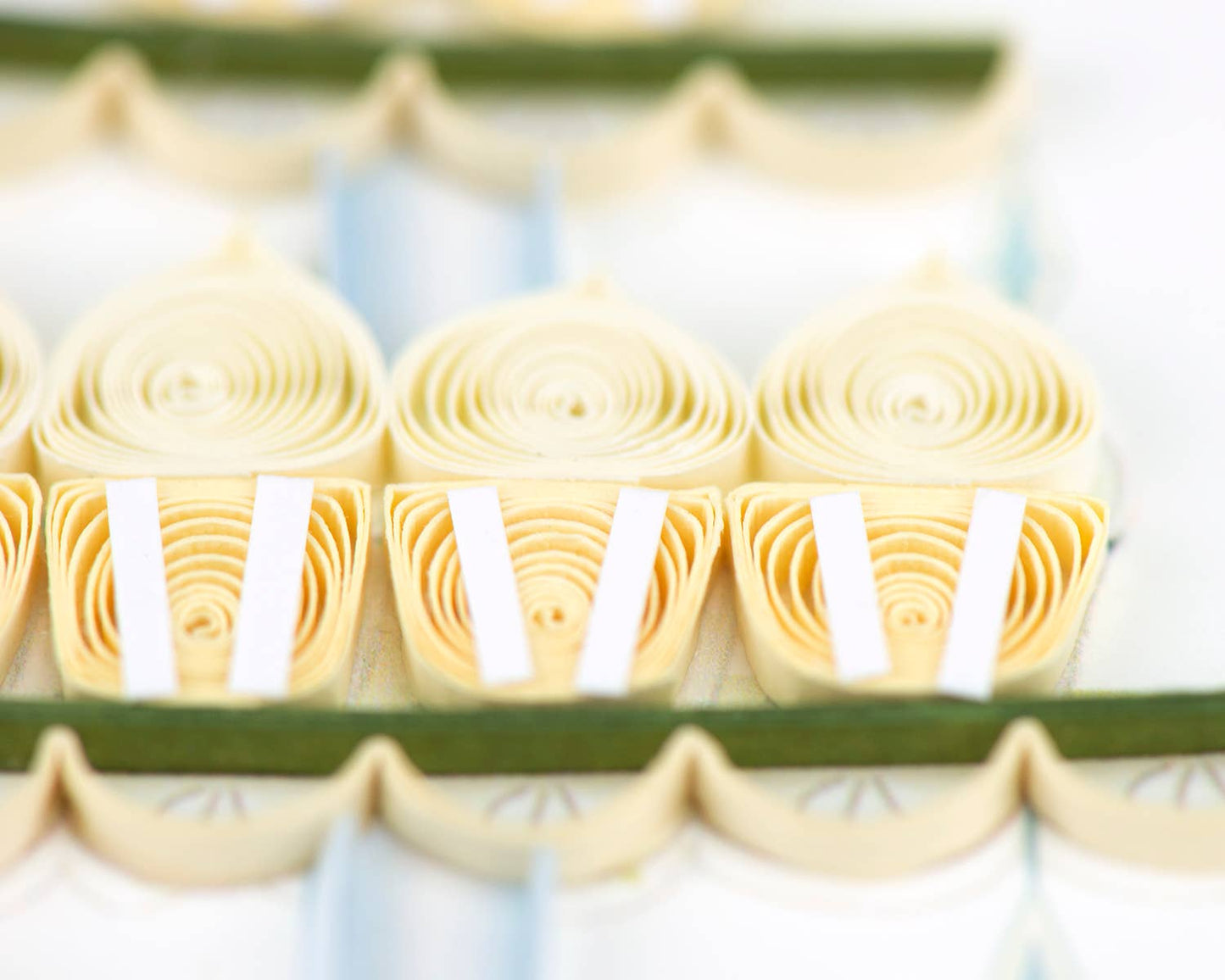 Quilled Wedding Cupcake Tower Greeting Card