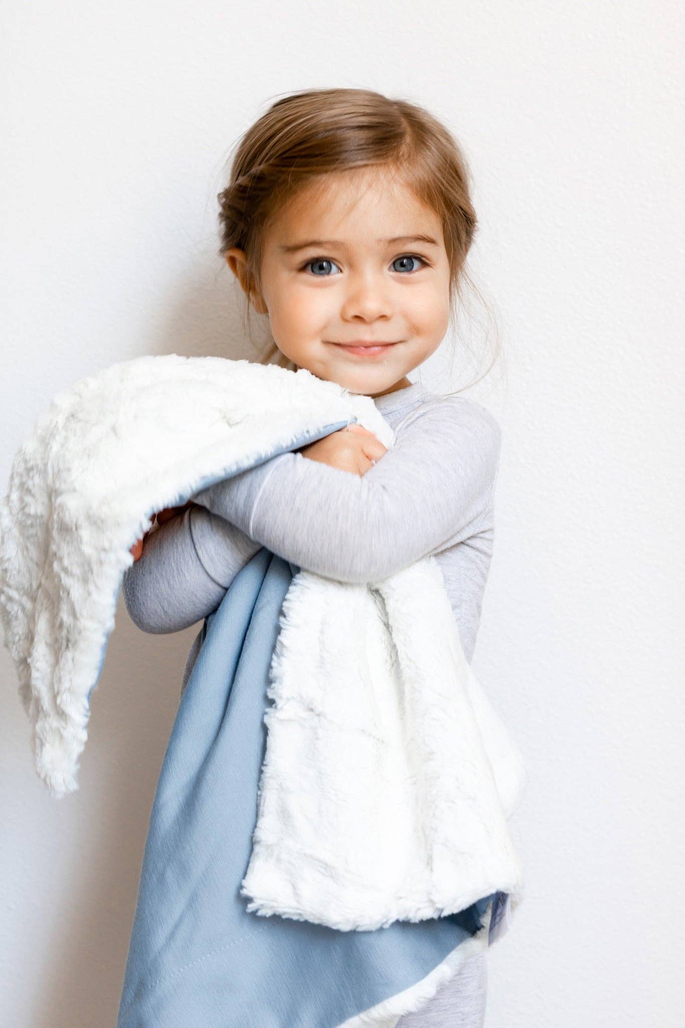 Cozy Weighted Baby Blanket - Steel