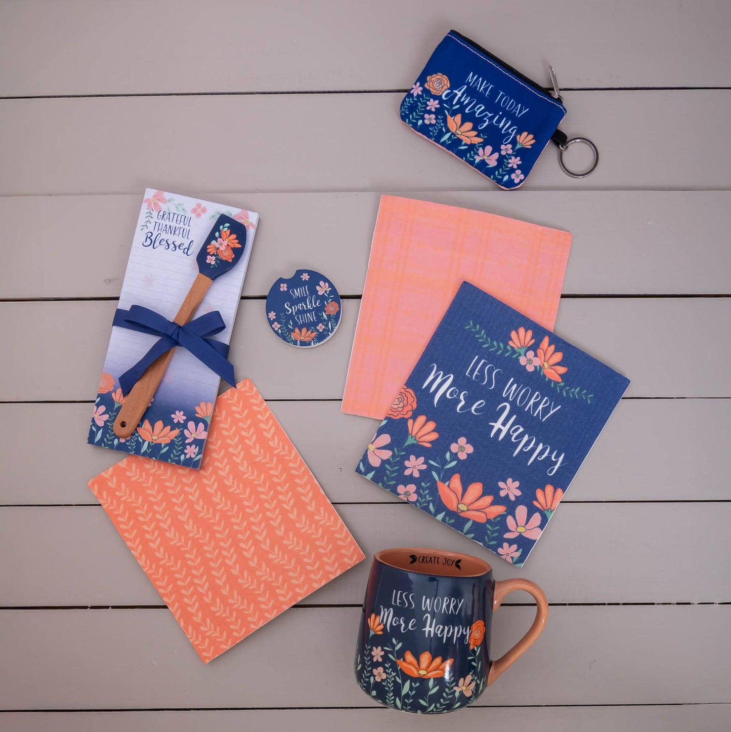 Divinity Boutique - Mug: Less Worry More Happy