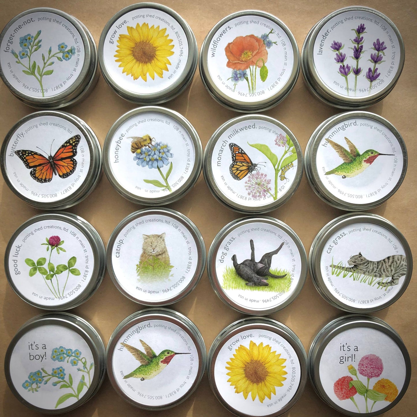 Garden Sprinkles | It's a Boy! | Baby Shower Favor Idea