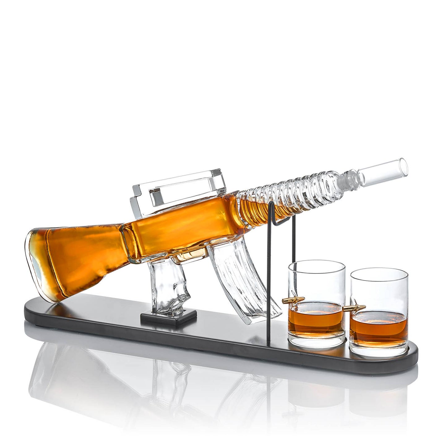 Rifle Whiskey Decanter Set - Birthday Gifts for Men Dad