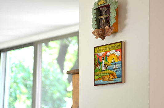 "Life Is an Adventure" Wall Plaque - 9x9