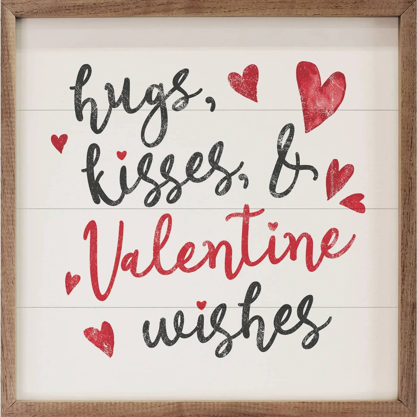 Kendrick Home - Hugs Kisses And Valentine Wishes White
