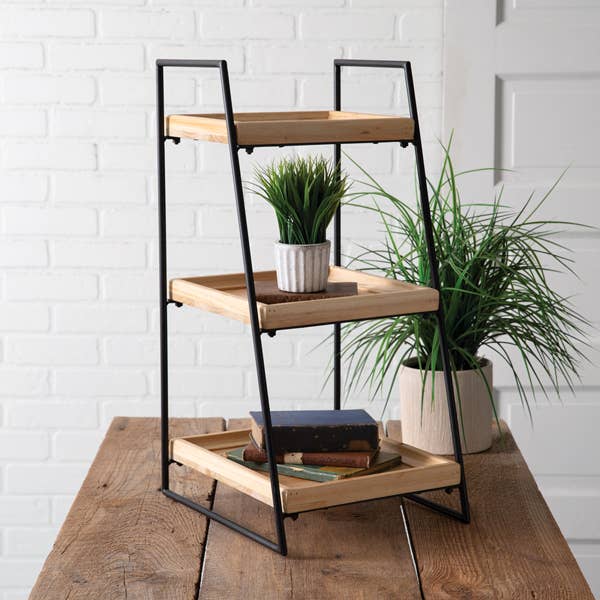 Three Tier Display Shelf