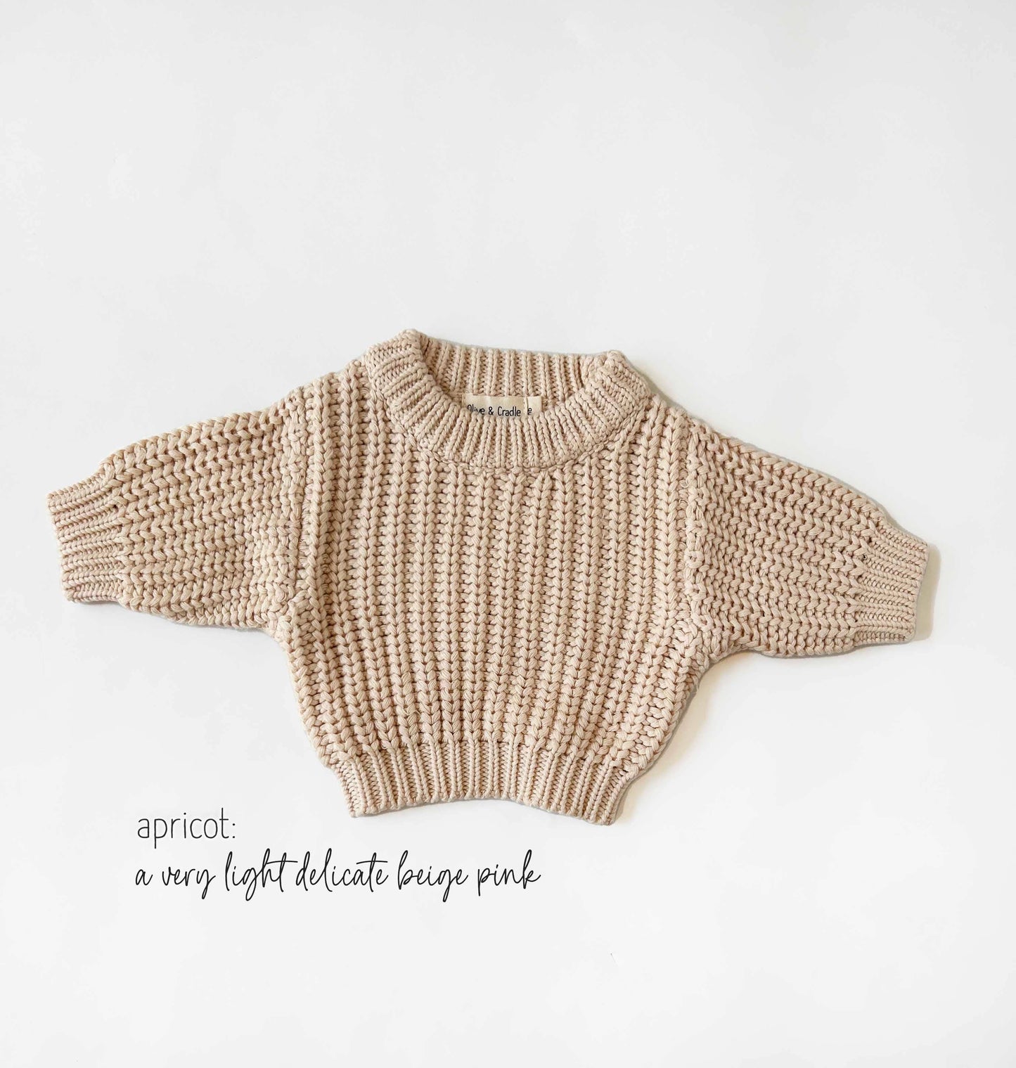 Chunky Knit Sweater Pastels